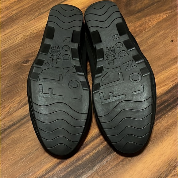 Fly London Women's Black Pledfly Slip-on Wedge - Picture 6 of 9